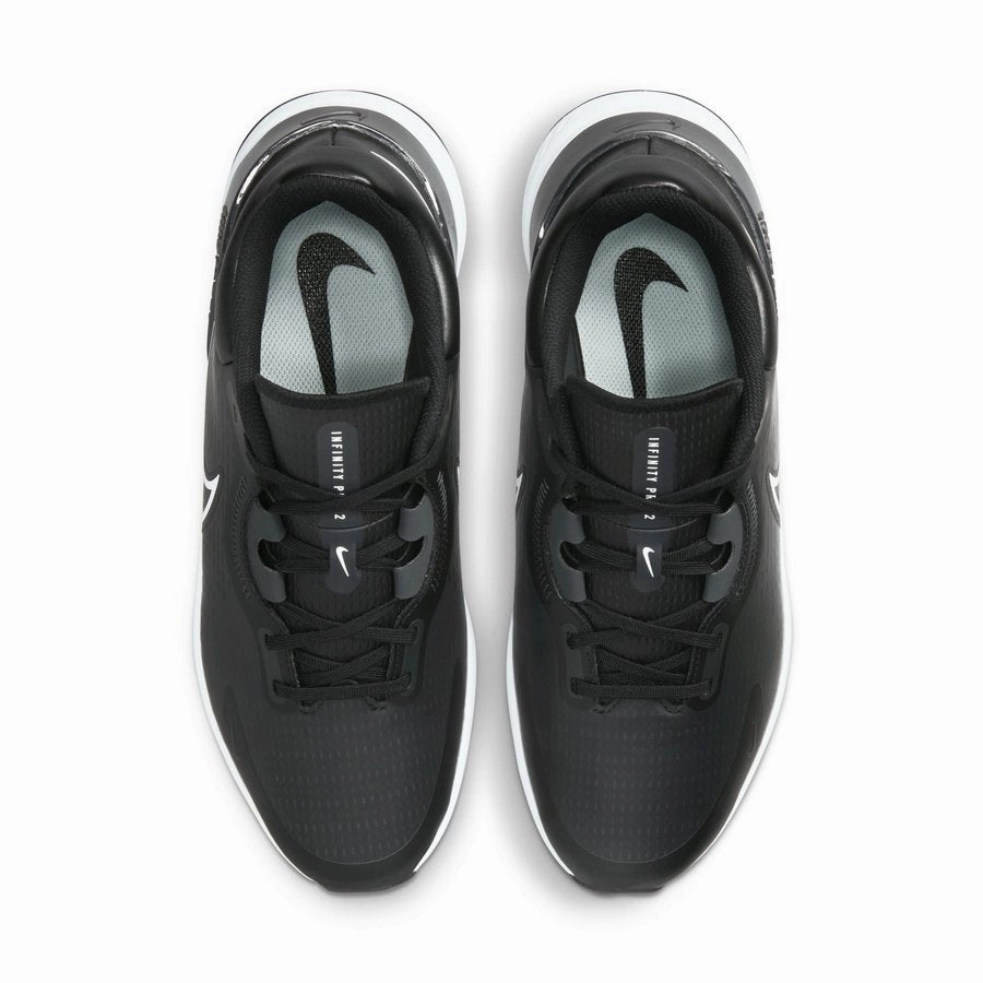 Nike Men's Infinity Pro 2 Men's Golf Shoes - Black/Dark Smoke Men's Spikeless Golf Shoes
