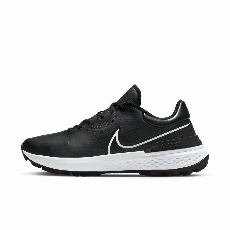 Nike Men's Infinity Pro 2 Men's Golf Shoes - Black/Dark Smoke Men's Spikeless Golf Shoes