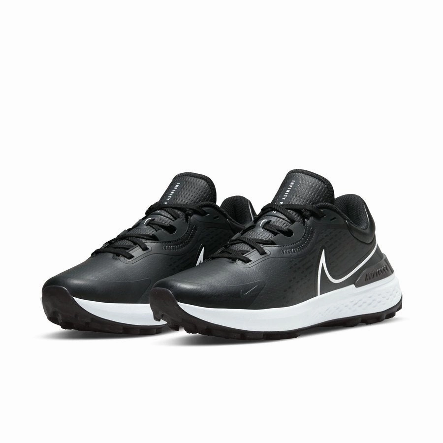 Nike Men's Infinity Pro 2 Men's Golf Shoes - Black/Dark Smoke Mens spikeless golf shoes