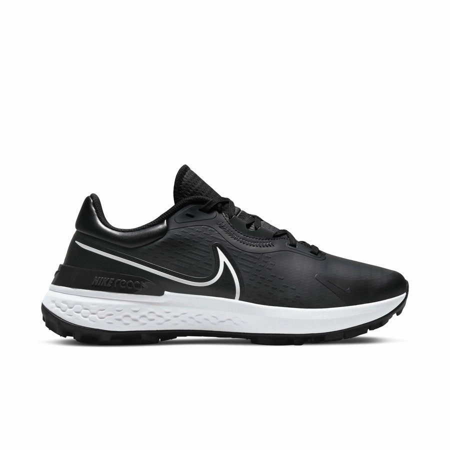 Nike Men's Infinity Pro 2 Men's Golf Shoes - Black/Dark Smoke Men's Spikeless Golf Shoes