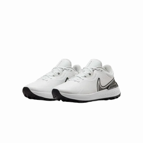 Nike Men's Infinity Pro 2 Men's Golf Shoes - White/Photon Dust Mens spikeless golf shoes
