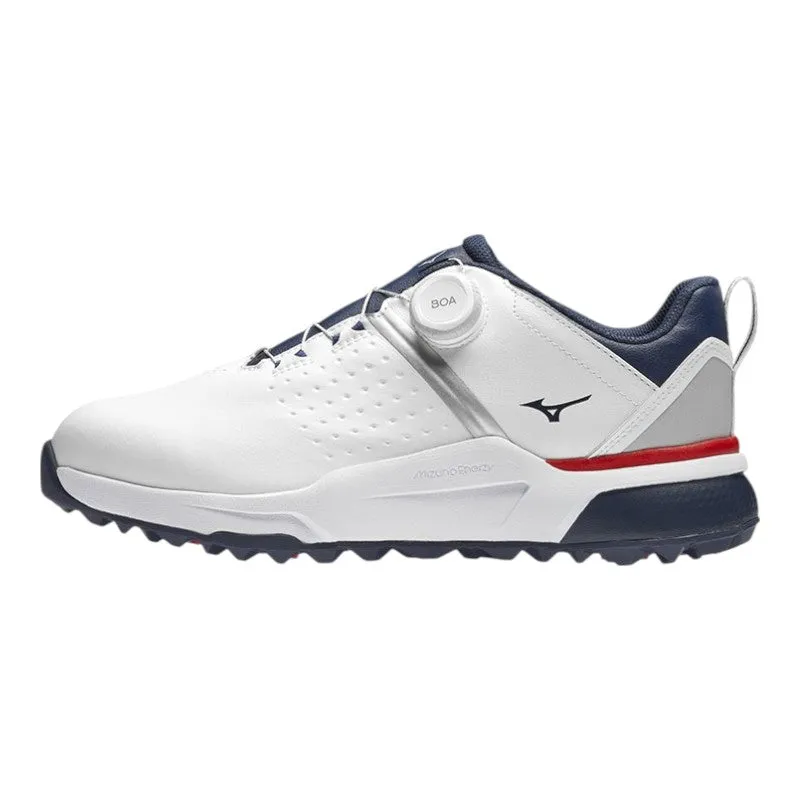 Non-Slip Safety Shoes Mizuno Hazard Enerzy Boa Golf Shoes 51GQ2501 Urban Walk Shoes Cushioned Sneakers, Traction Sole Shoes