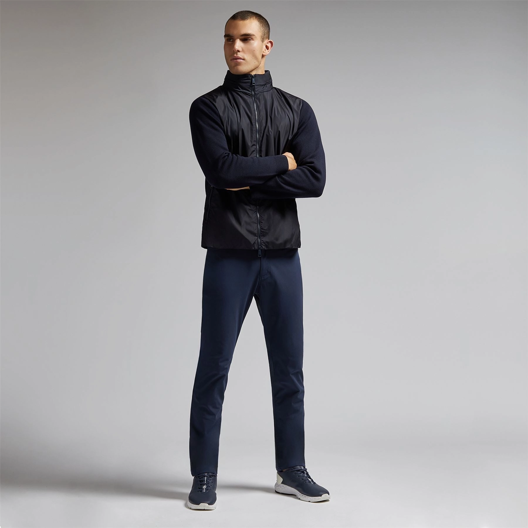 Nylon Shell Merino Wool Hybrid Jacket Twilight G/Fore Men's Fashion