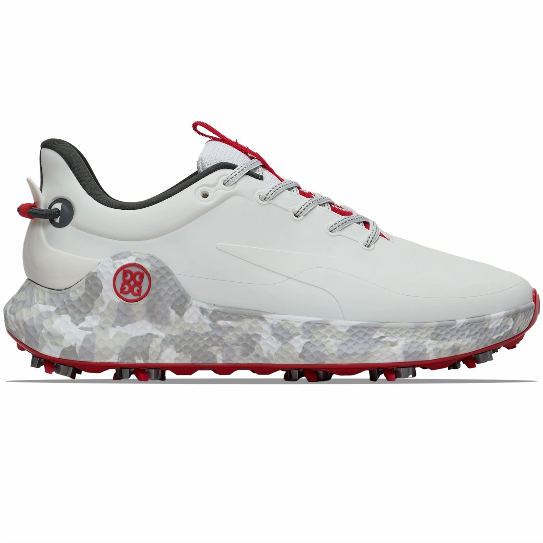 O2 G/LOCK Camo Mid Sole Golf Shoes Snow/Charcoal G/Fore men's golf fashion