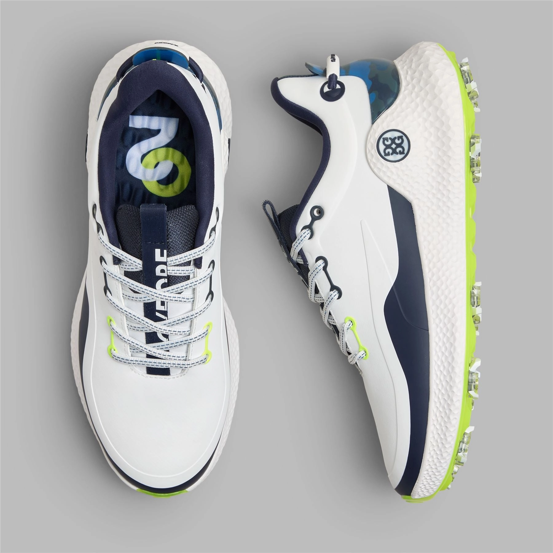 O2 G/LOCK Golf Shoes Snow/Twilight G/Fore Men's Golf Shoes