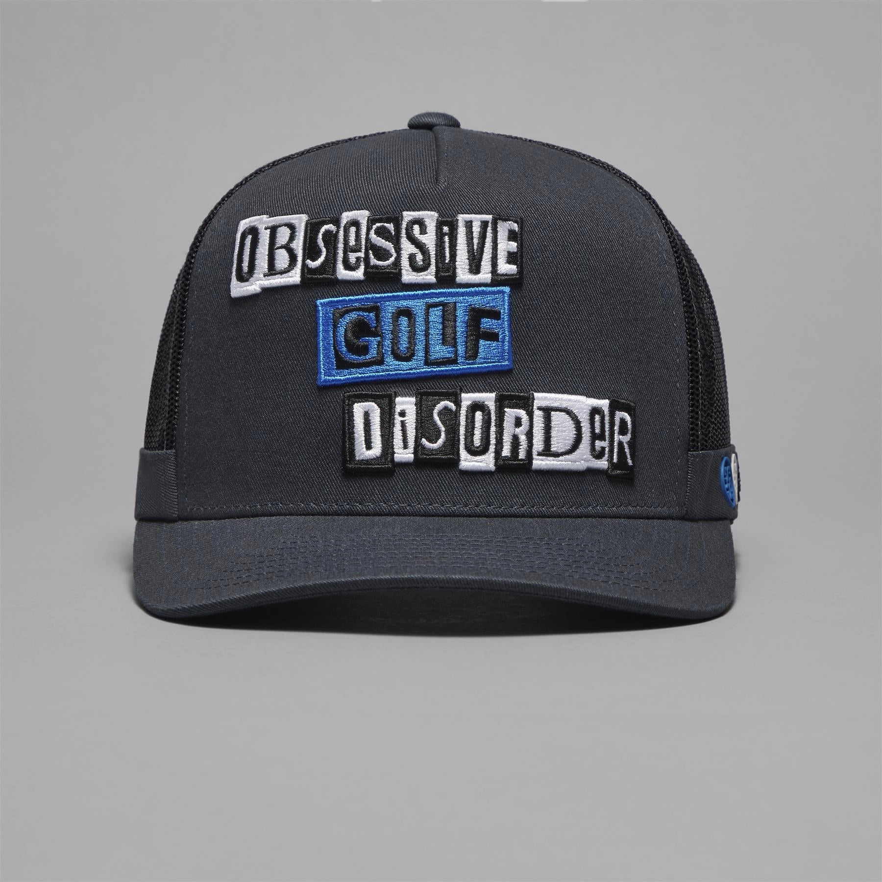O.G.D Tall Trucker Hat Charcoal G/Fore Men's Fashion