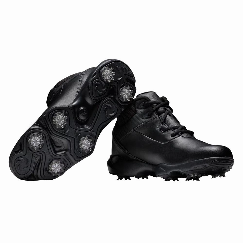 Comfortable Shoes FootJoy Stormwalker Golf Shoes Black - 24 Men Sports Sneakers