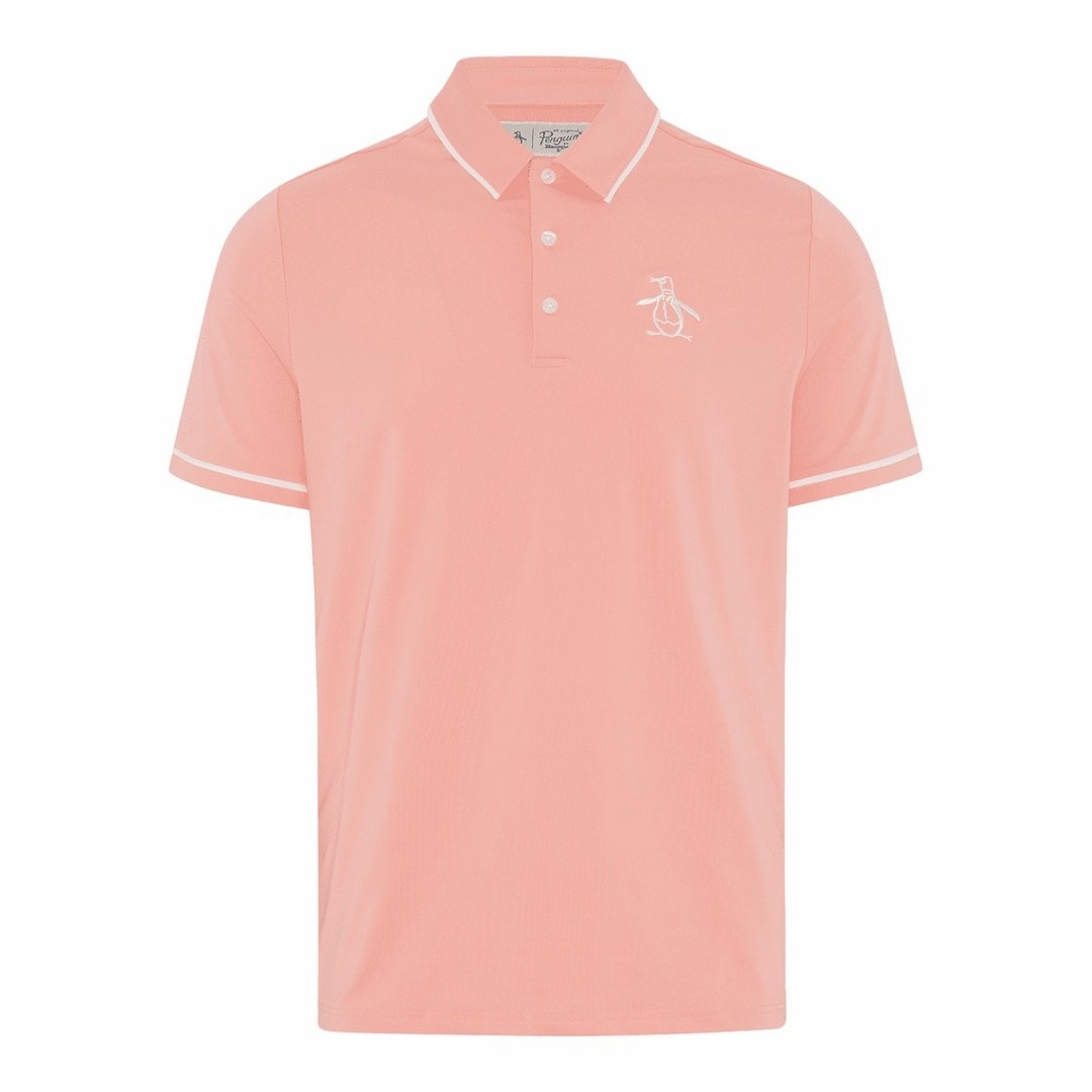 men's cotton t-shirt Padded Vest Original Penguin Heritage Golf Polo Shirt OGKSD008 Smart Casual