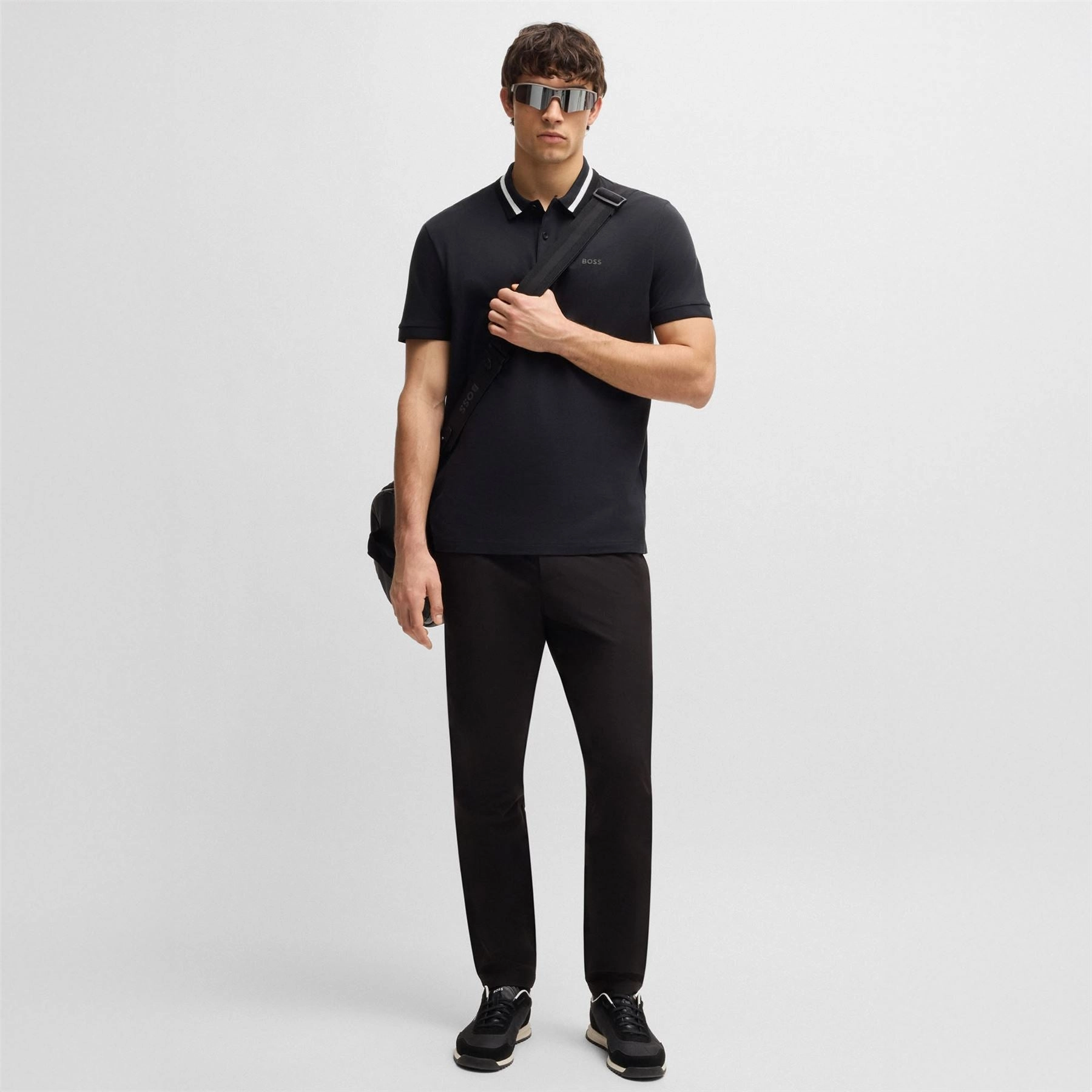 Paddy AP Heritage Polo Dark Blue Boss Men's Fashion