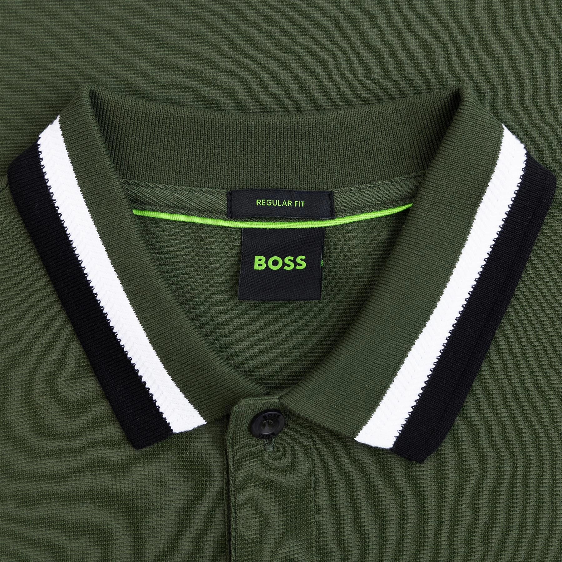 Paddy AP Heritage Polo Dark Green Boss Men's Fashion