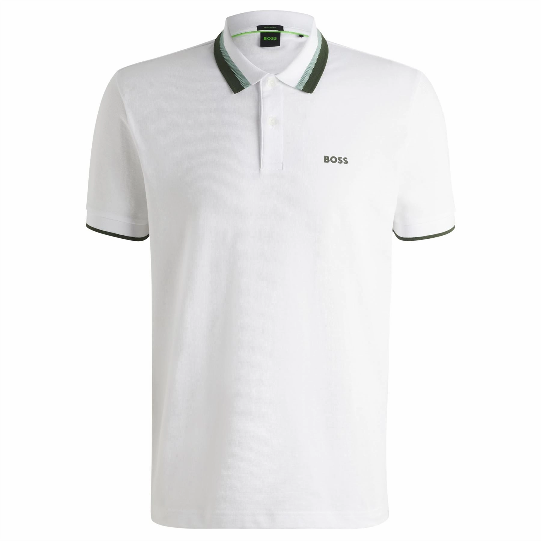 Paddy AP Heritage Polo White Boss Men's Fashion