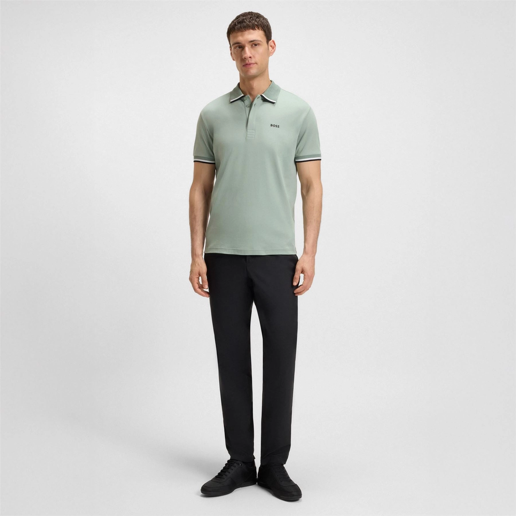 Paddy Lux Heritage Polo Open Green Boss Men's Fashion