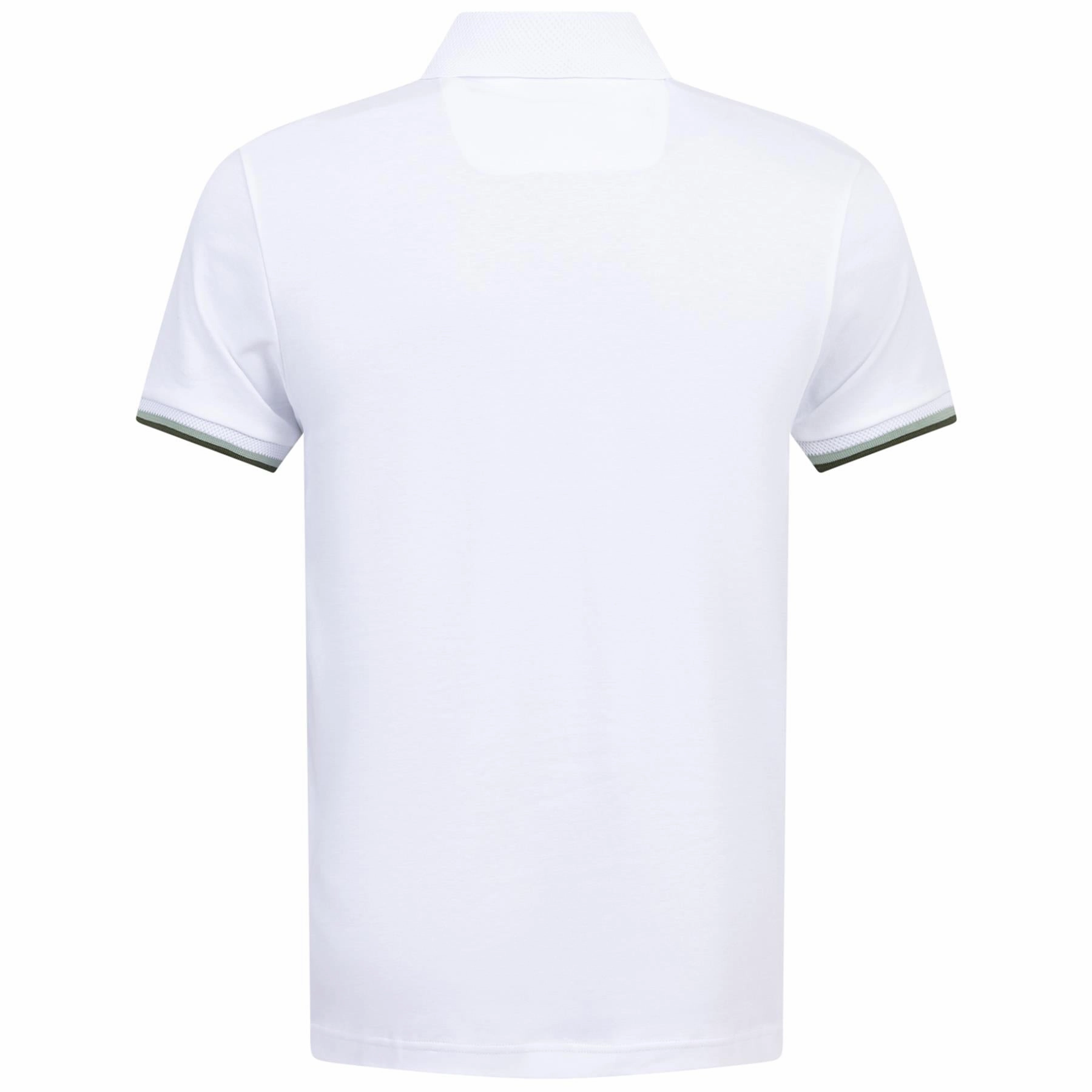 Paddy Lux Heritage Polo White Boss Men's Fashion