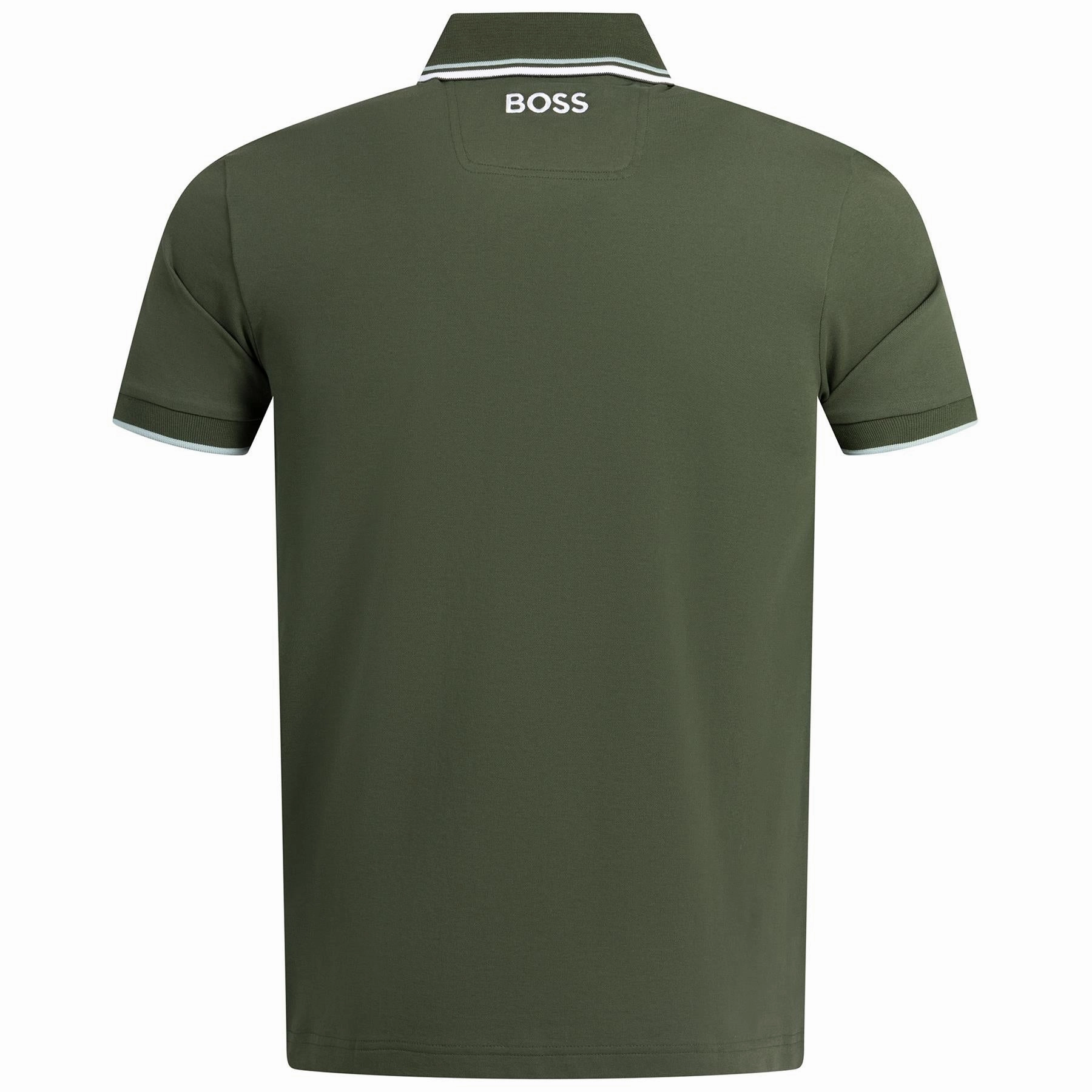 Paddy Pro Cotton Polo Dark Green Boss Men's Fashion