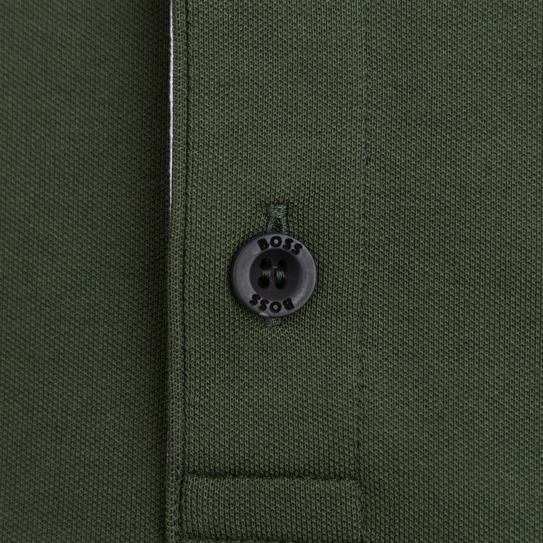 Paddy Pro Cotton Polo Dark Green Boss Men's Fashion