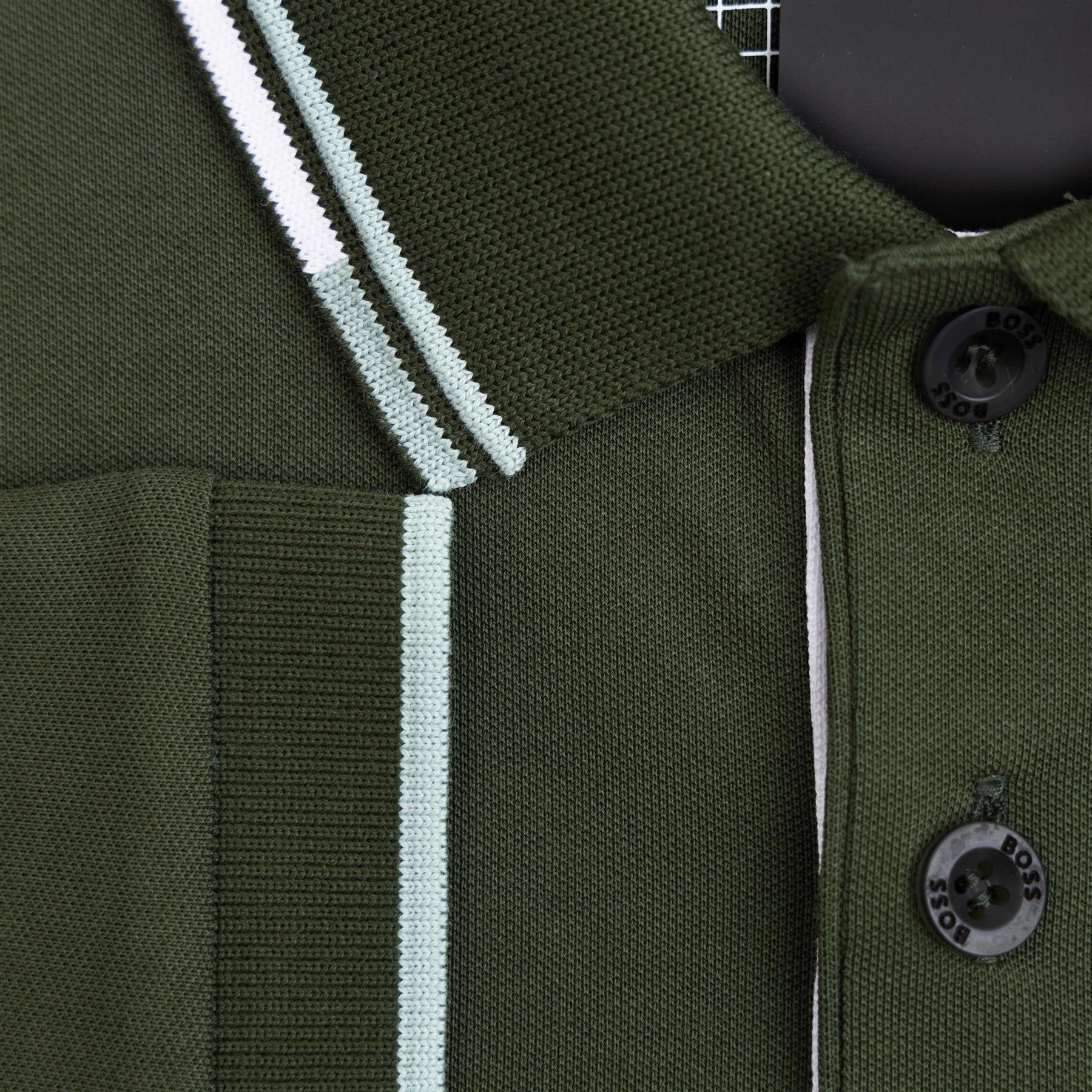 Paddy Pro Cotton Polo Dark Green Boss Men's Fashion