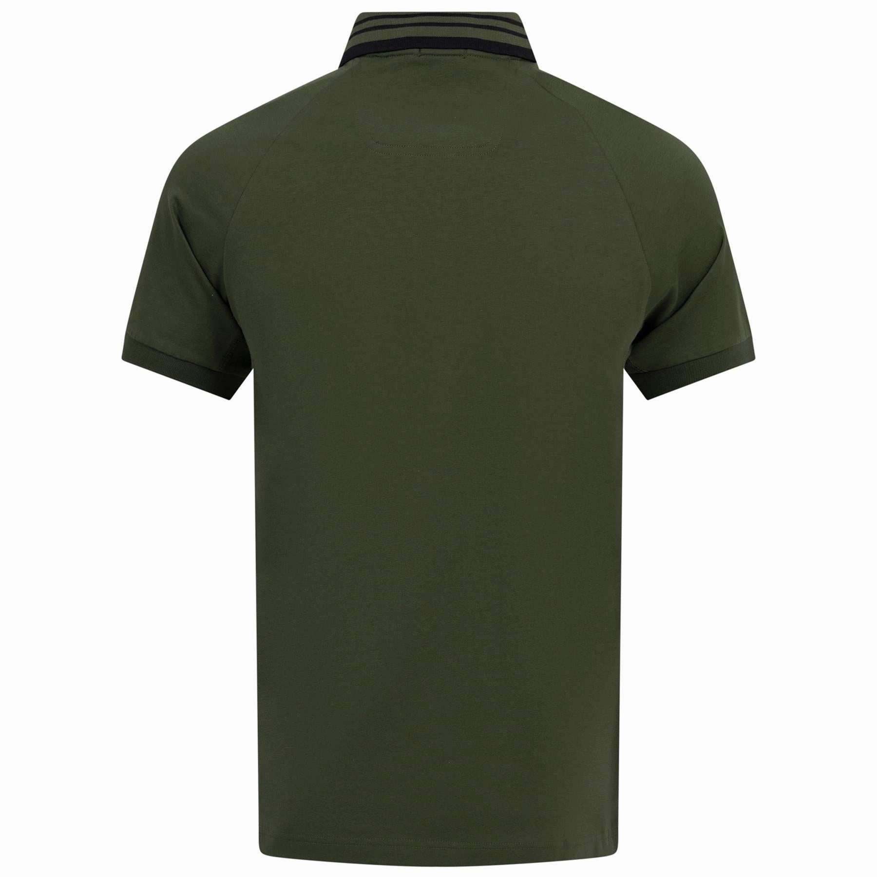 Paddy Rib Polo Dark Green Boss Men's Fashion
