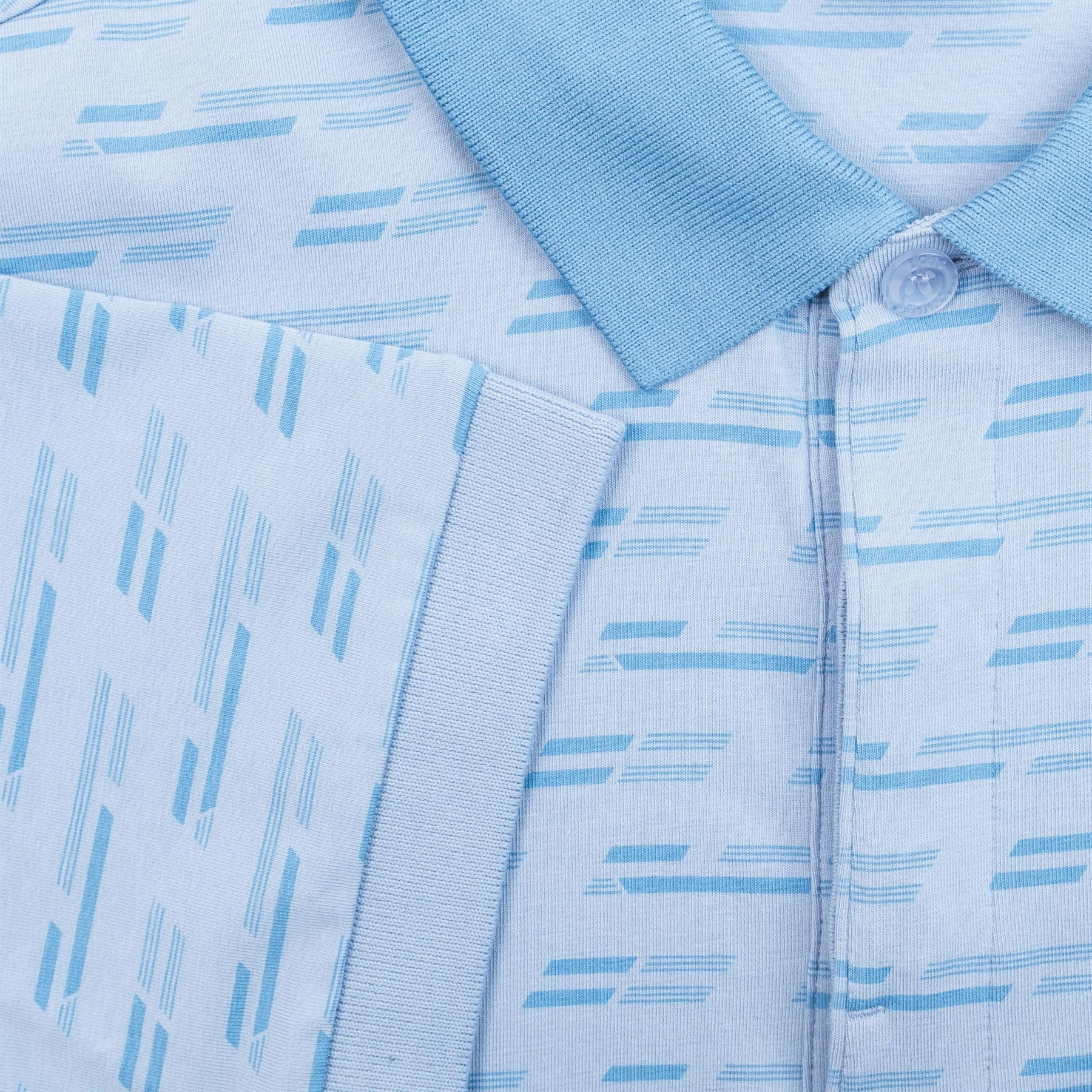 Paddy Tape Polo Open Blue Boss Men's Fashion