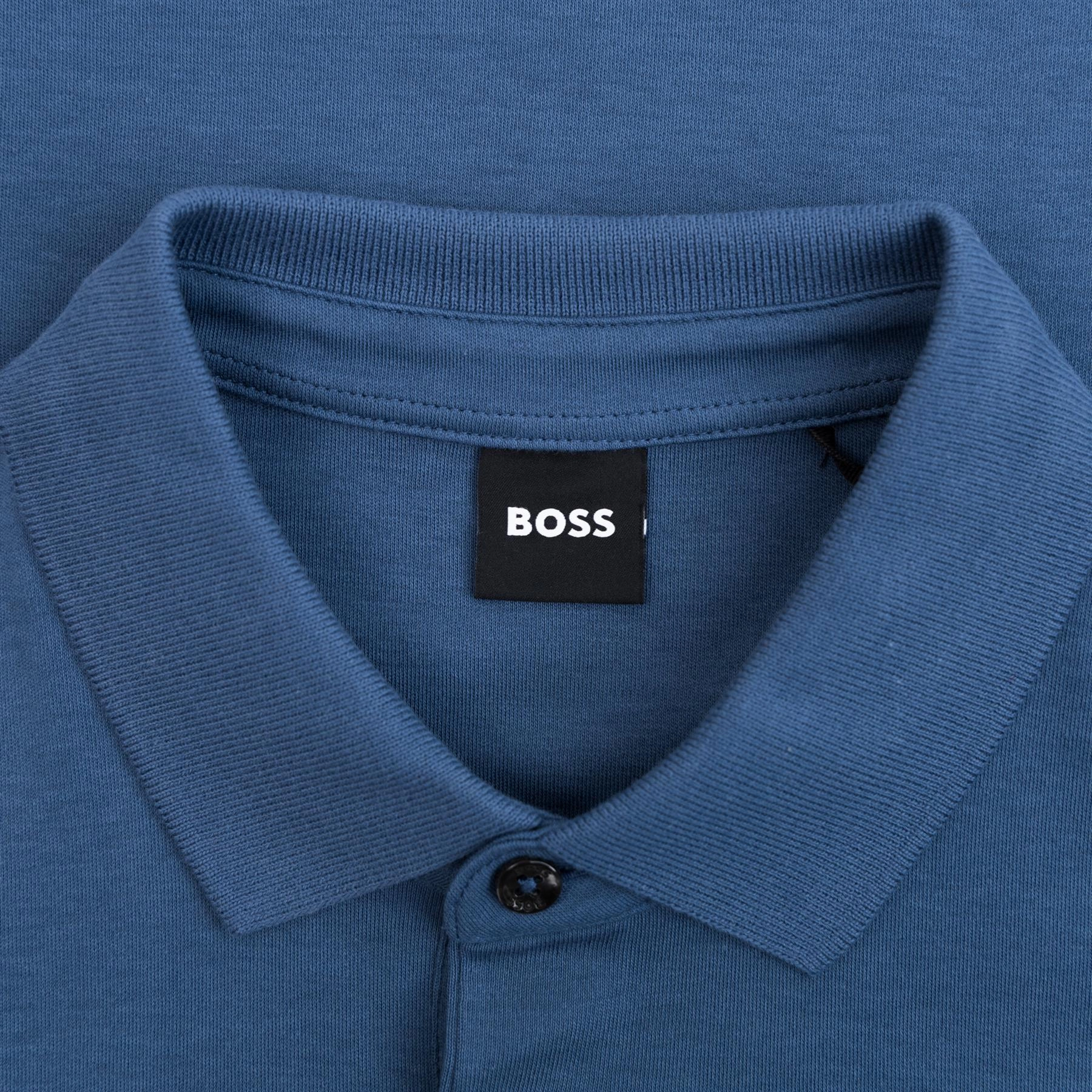 Pado 30 LS Polo Medium Blue Boss Men's Fashion