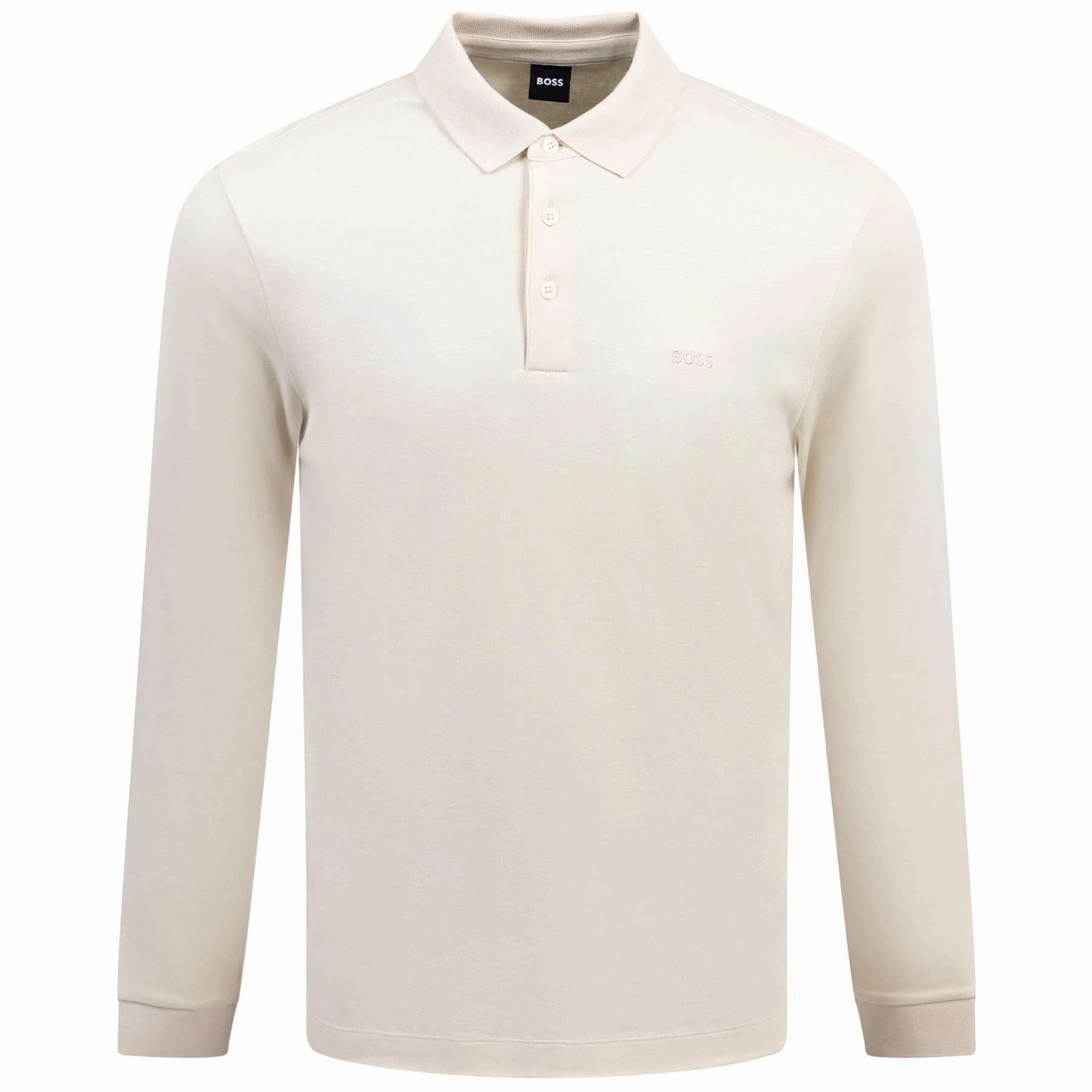 Pado 30 LS Polo Open White Boss men's fashion and office attire