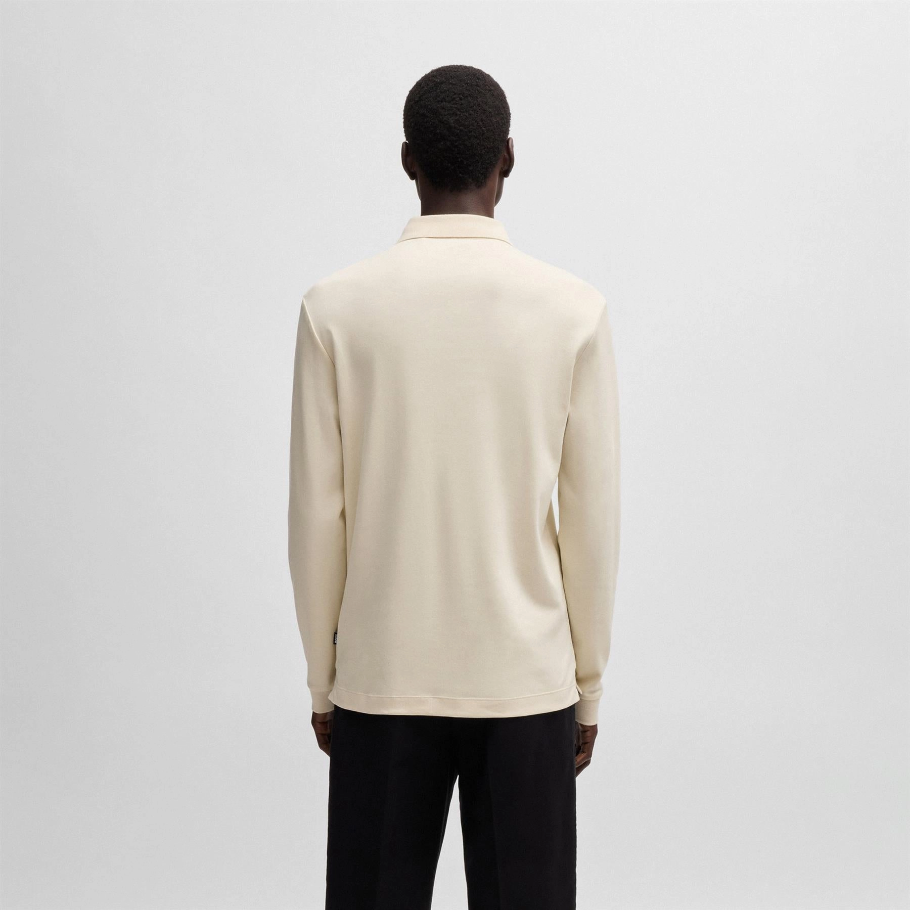 Pado 30 LS Polo Open White Boss Men's Fashion