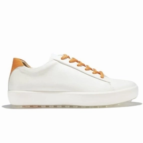 Pakira Diva Dundee Golf Shoe - White / Saffron women's golf shoes
