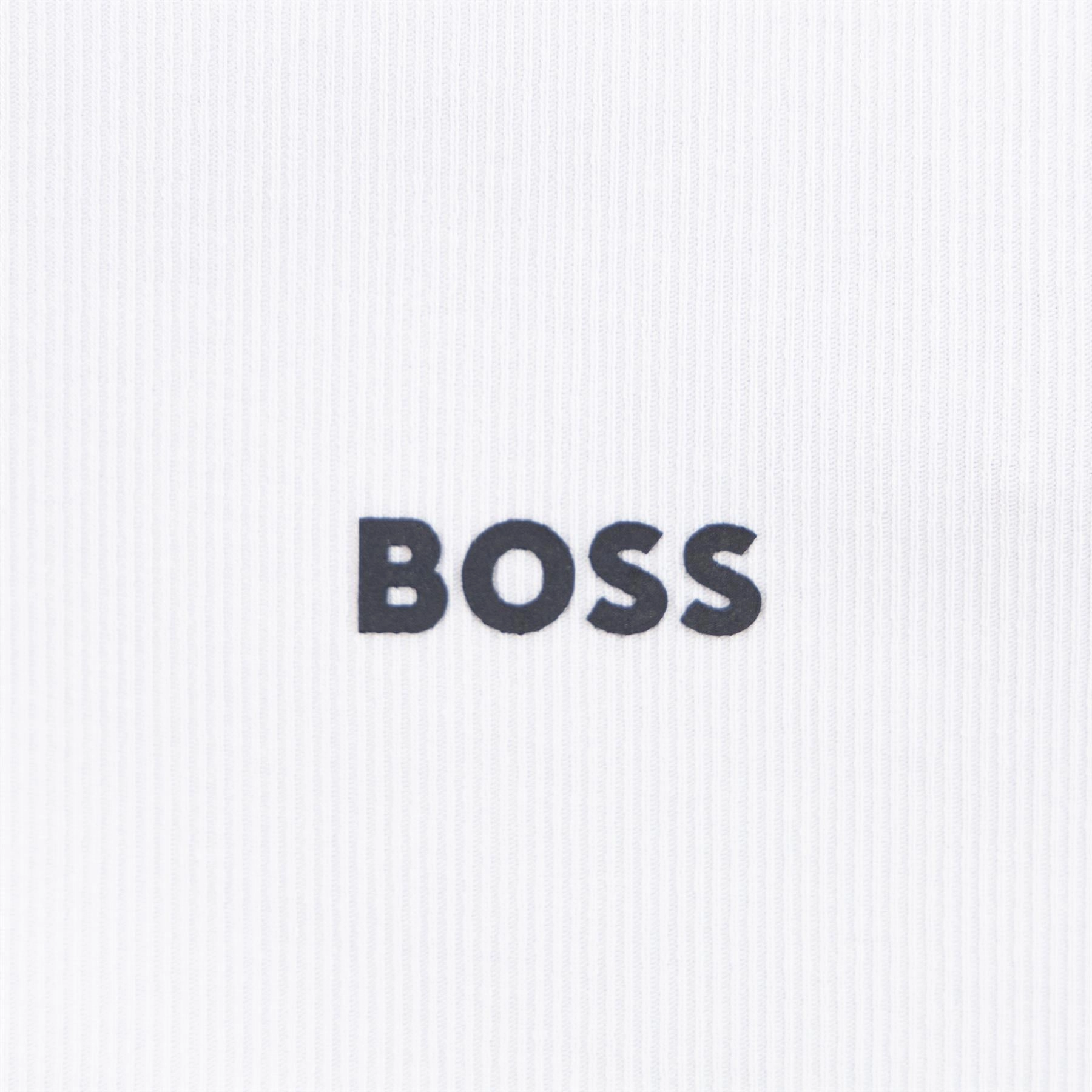 Palle Tape Rib Polo Light Grey Boss Men's Fashion