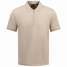 Paras 25 Cotton Polo Light Beige Boss men's fashion and office attire