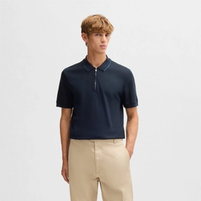 Paras 59 Polo Dark Blue Boss men's fashion and office attire