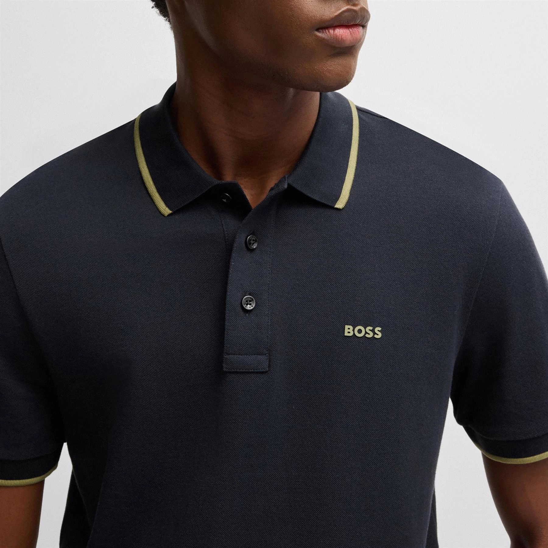 Parlay 190 Cotton Polo Navy Boss Men's Fashion
