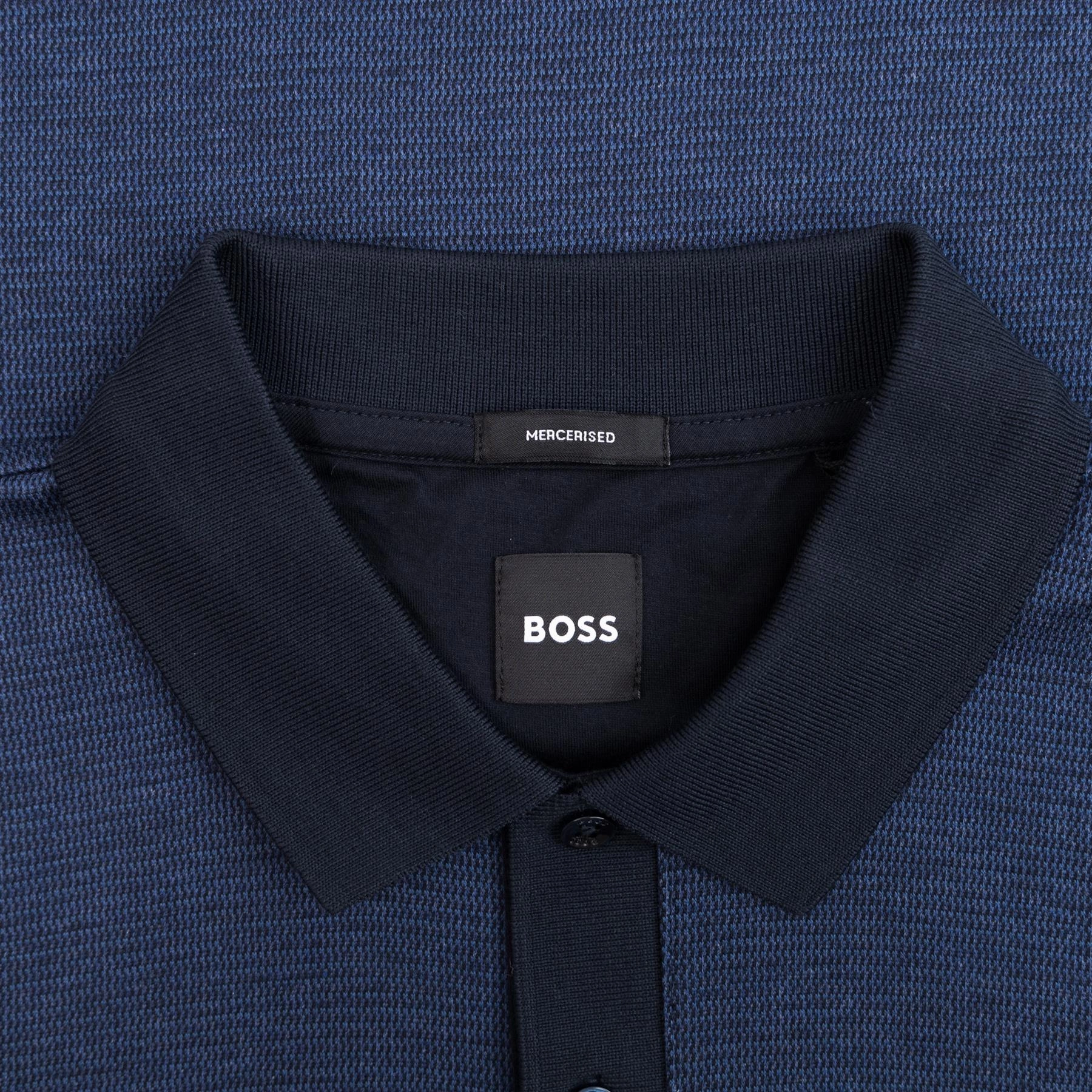 Parlay 432 Polo Dark Blue Boss Men's Fashion
