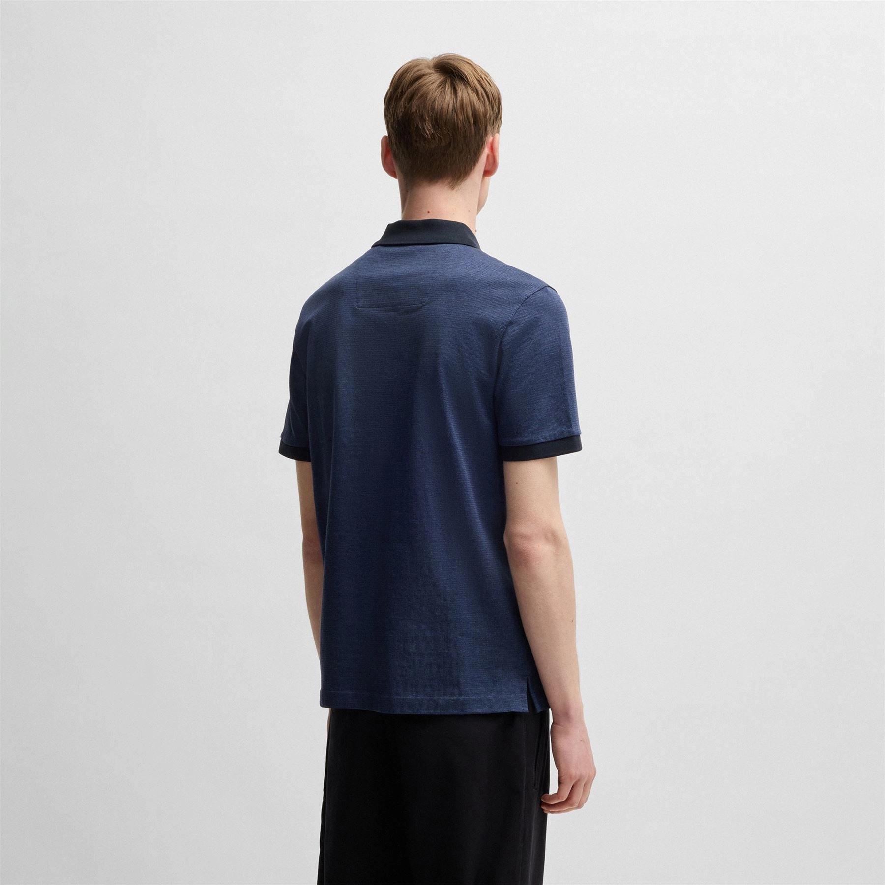 Parlay 432 Polo Dark Blue Boss Men's Fashion