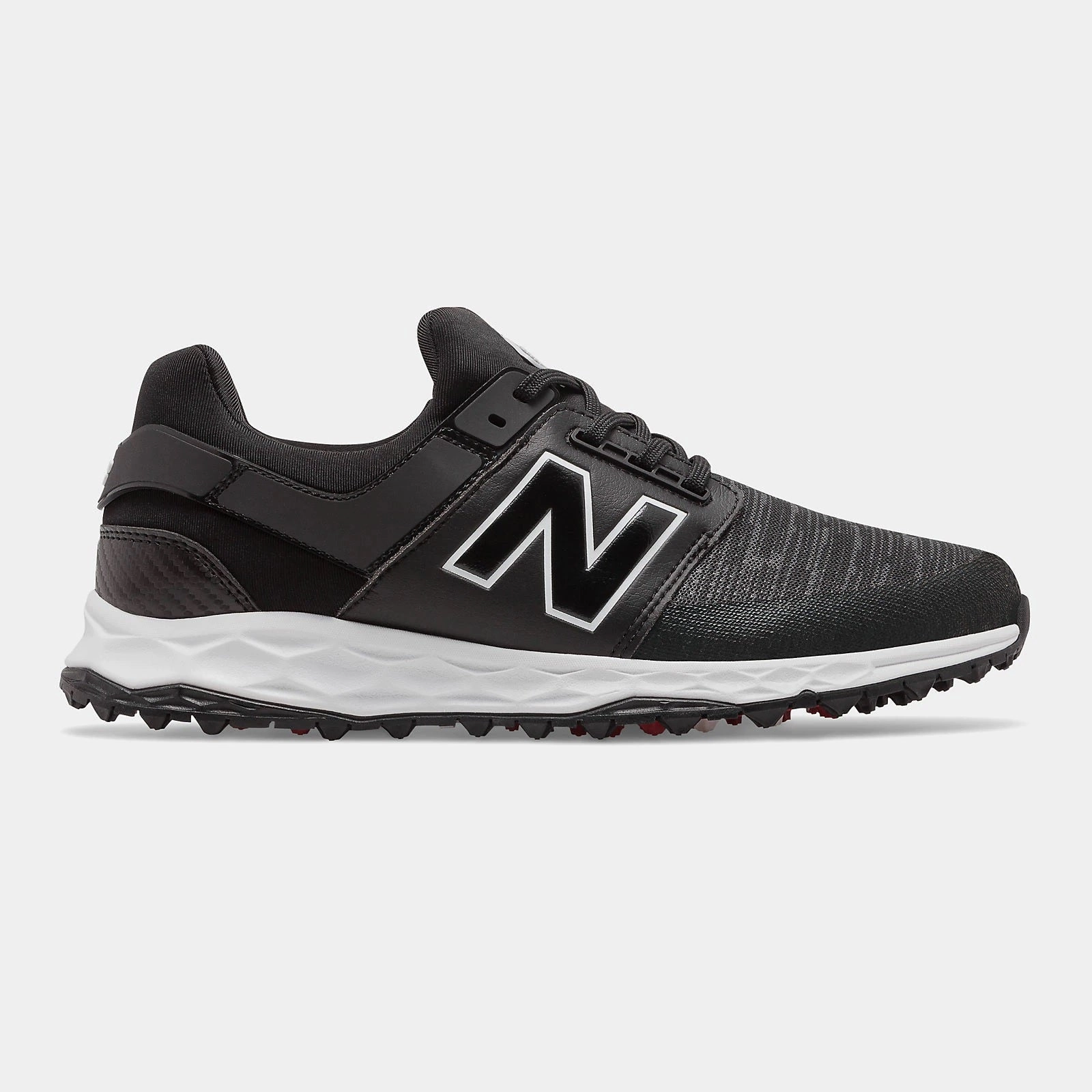 Mesh Sneakers, Wide Toe Box Shoes New Balance Fresh Foam LinksSL Spikeless Golf Shoes
