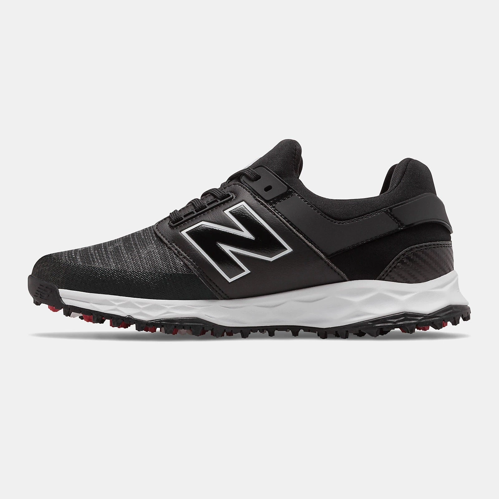 Cushioned Sole Shoes, Wide Toe Box Shoes New Balance Fresh Foam LinksSL Spikeless Golf Shoes