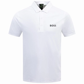 Patteo MB 17 Polo White Boss men's fashion and office attire