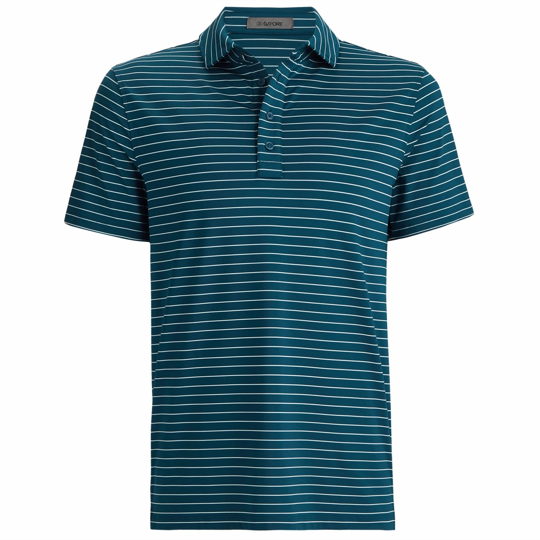 Pencil Stripe Tech Jersey Polo Deep Sea G/Fore men's golf fashion