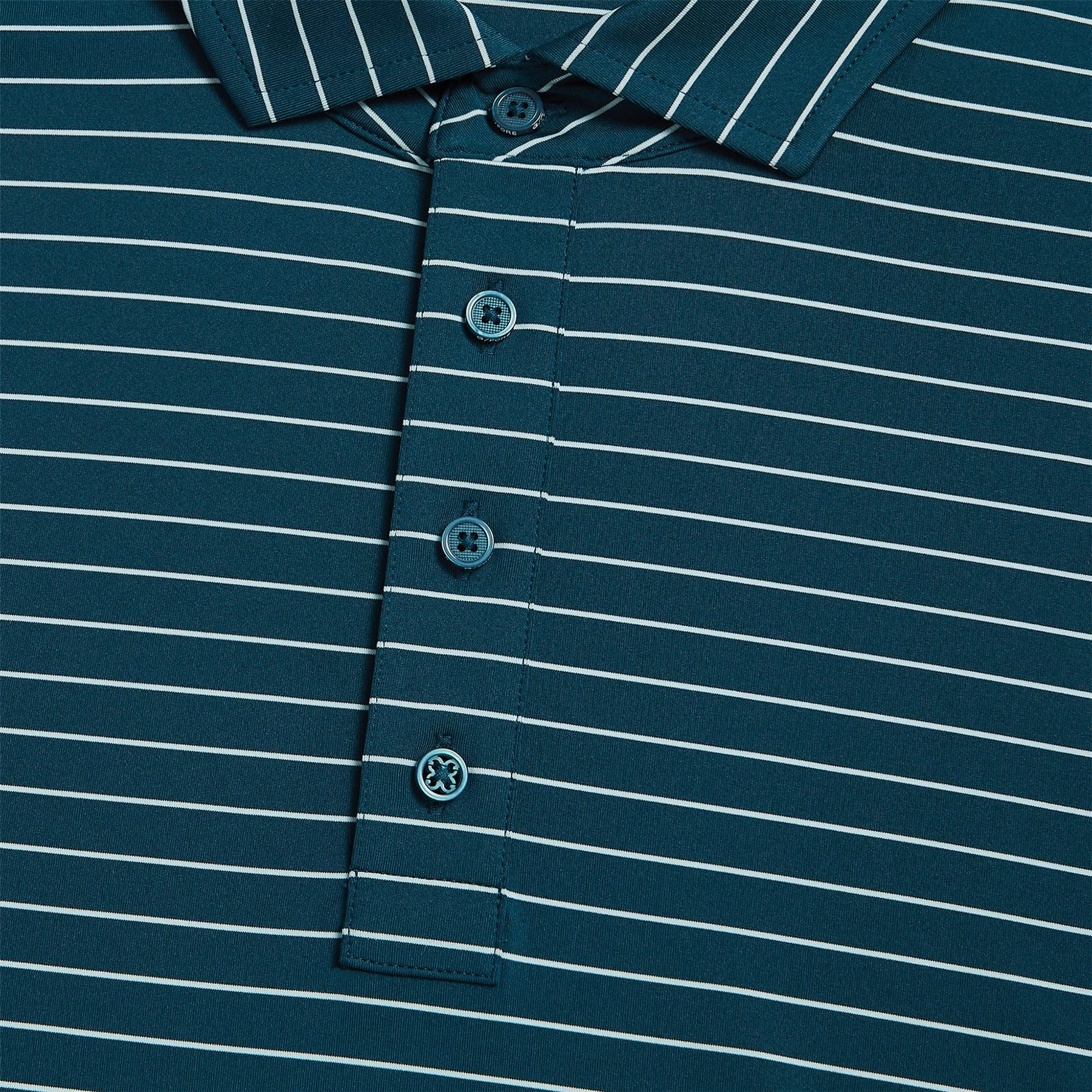 Pencil Stripe Tech Jersey Polo Deep Sea G/Fore Men's Fashion