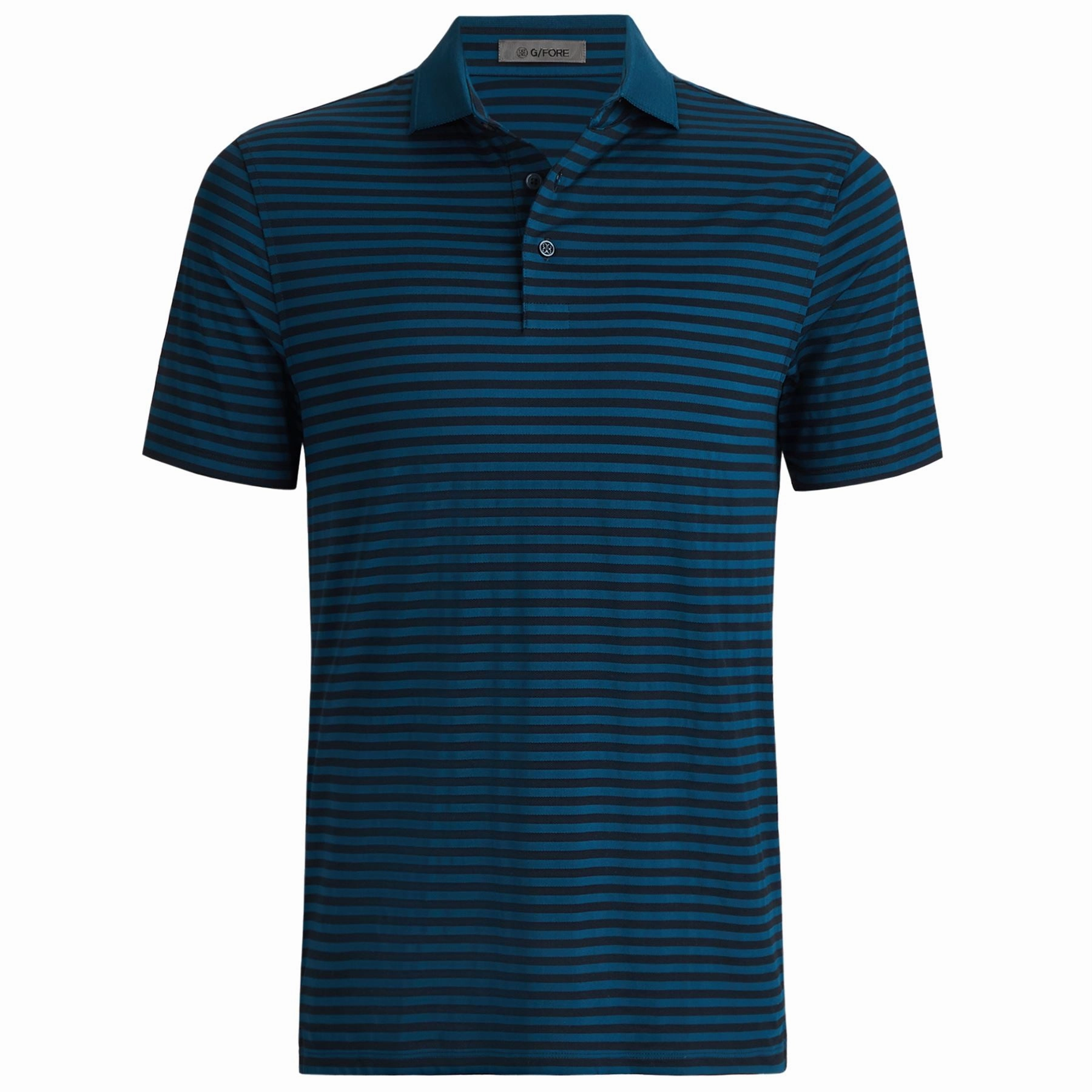 Perforated Stripe Tech Jersey Polo Twilight G/Fore men's golf fashion