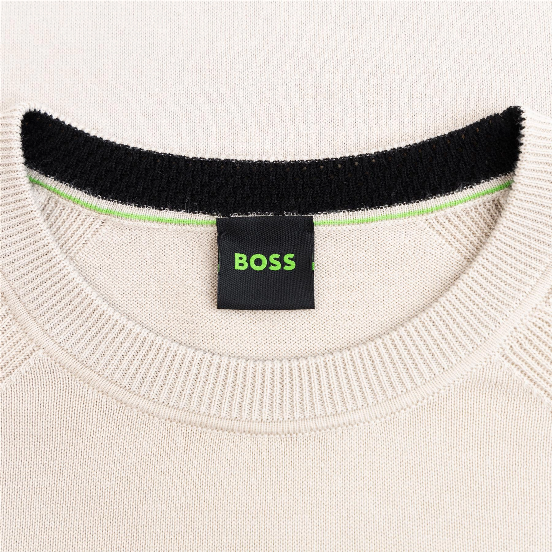 Perform Max Crew Neck Open Beige Boss Men's Fashion