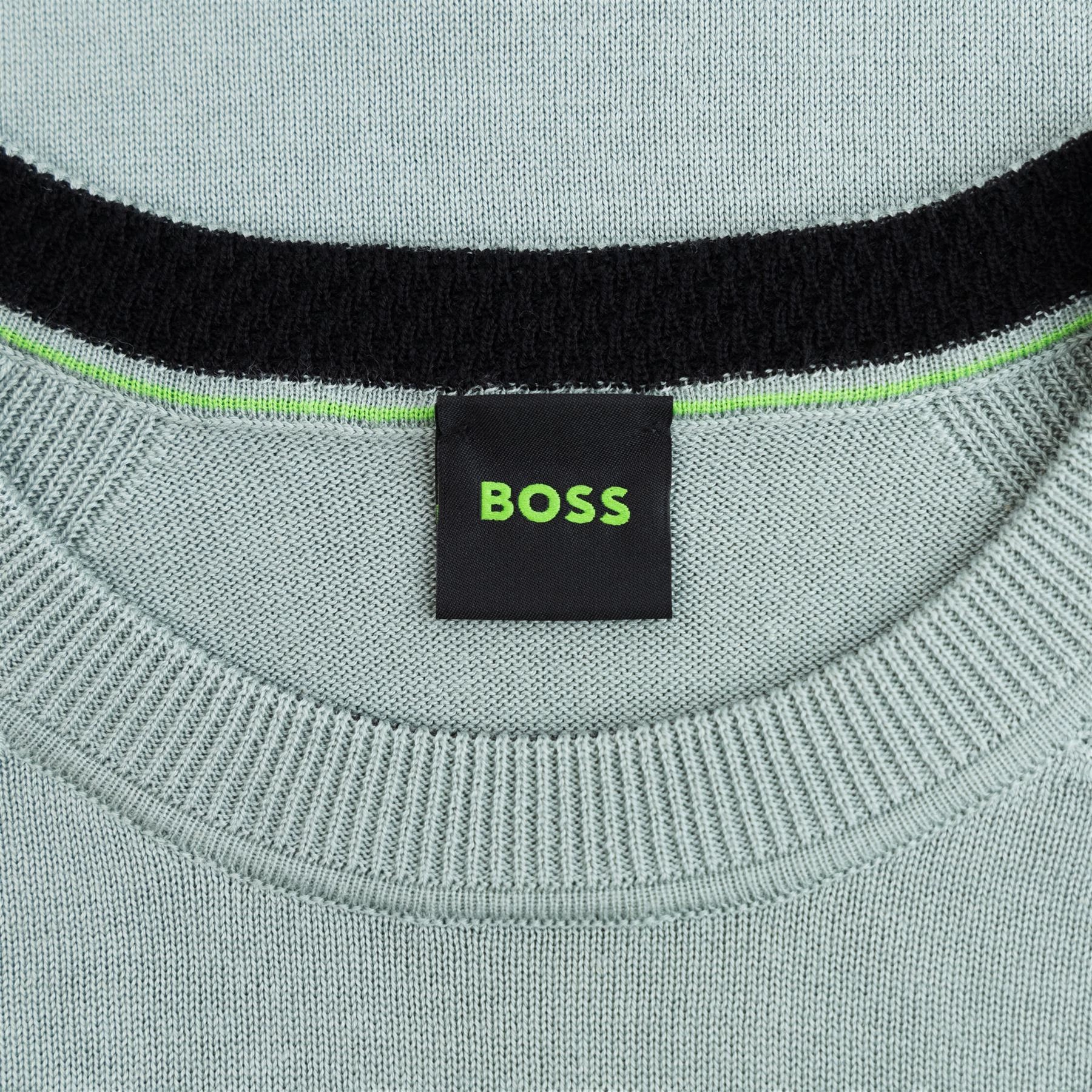 Perform Max Crew Neck Open Green Boss Men's Fashion