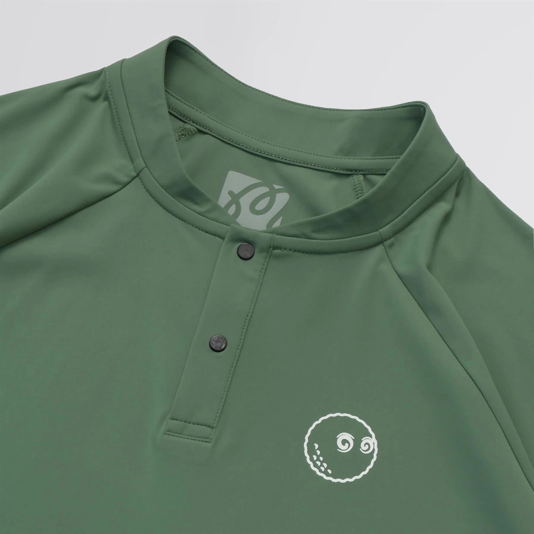 Performance Blade Collar Polo Forest Malbon Men's Golf Lifestyle Wear