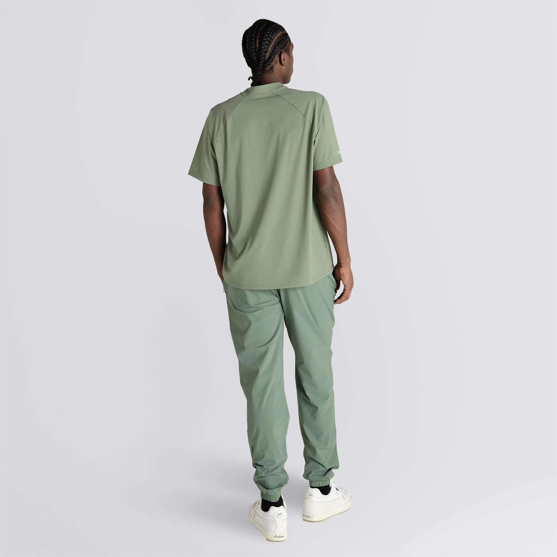 Performance Blade Collar Polo Forest Malbon Men's Golf Lifestyle Wear