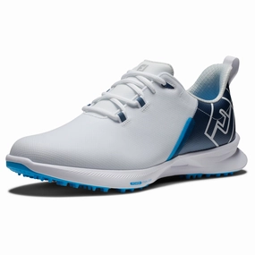 Lace-Up Shoes Performance Fit FootJoy Fuel Men's Golf Shoes 55454 - Navy/White/Blue (Previous Season Style) Air Walk Lightweight Trainers