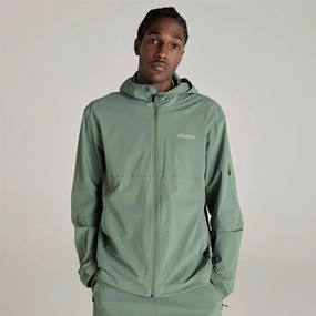 Performance Full Zip Shell Jacket Forest Malbon mens golf lifestyle wear