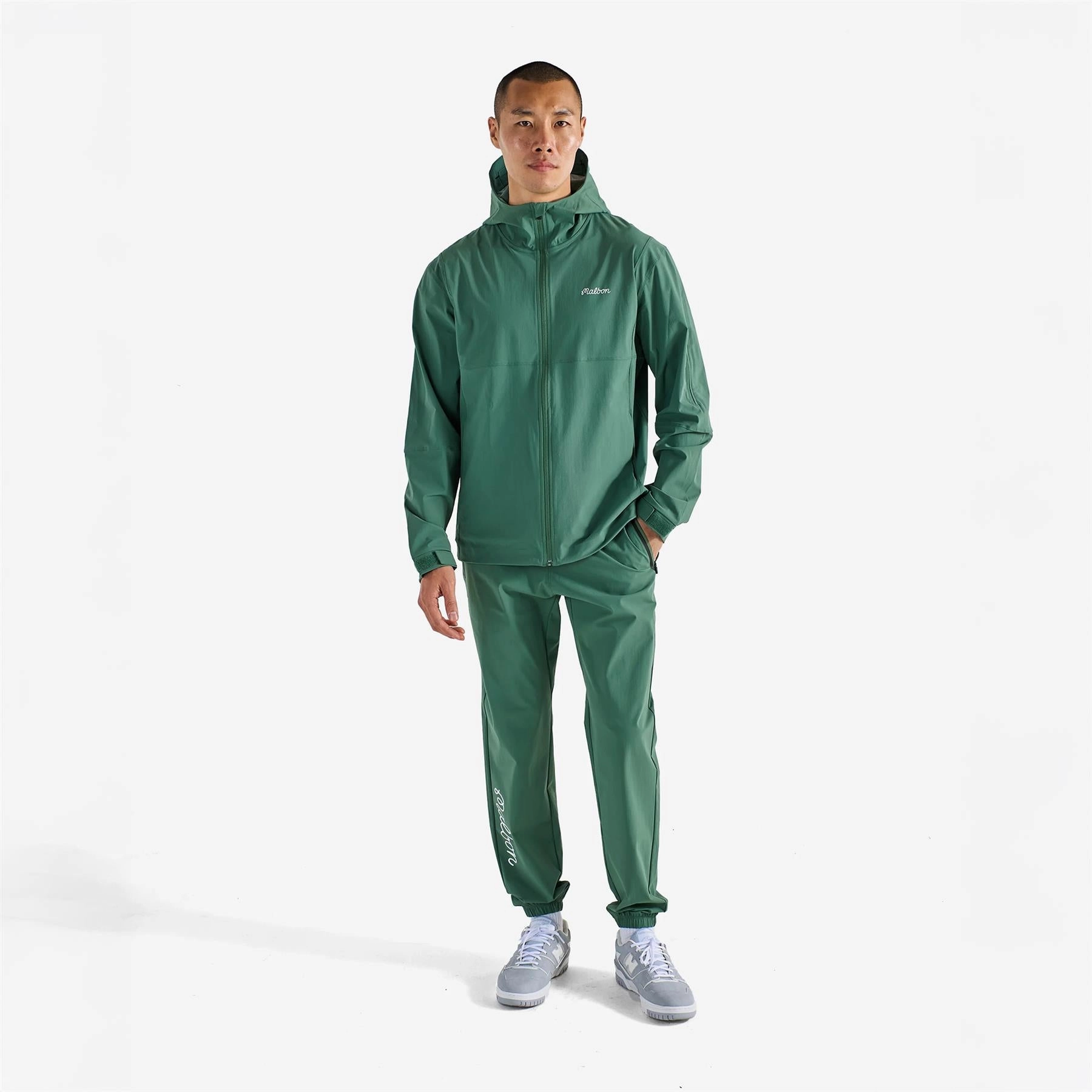 Performance Nylon Tech Trousers Forest Malbon Men's Golf Lifestyle Wear