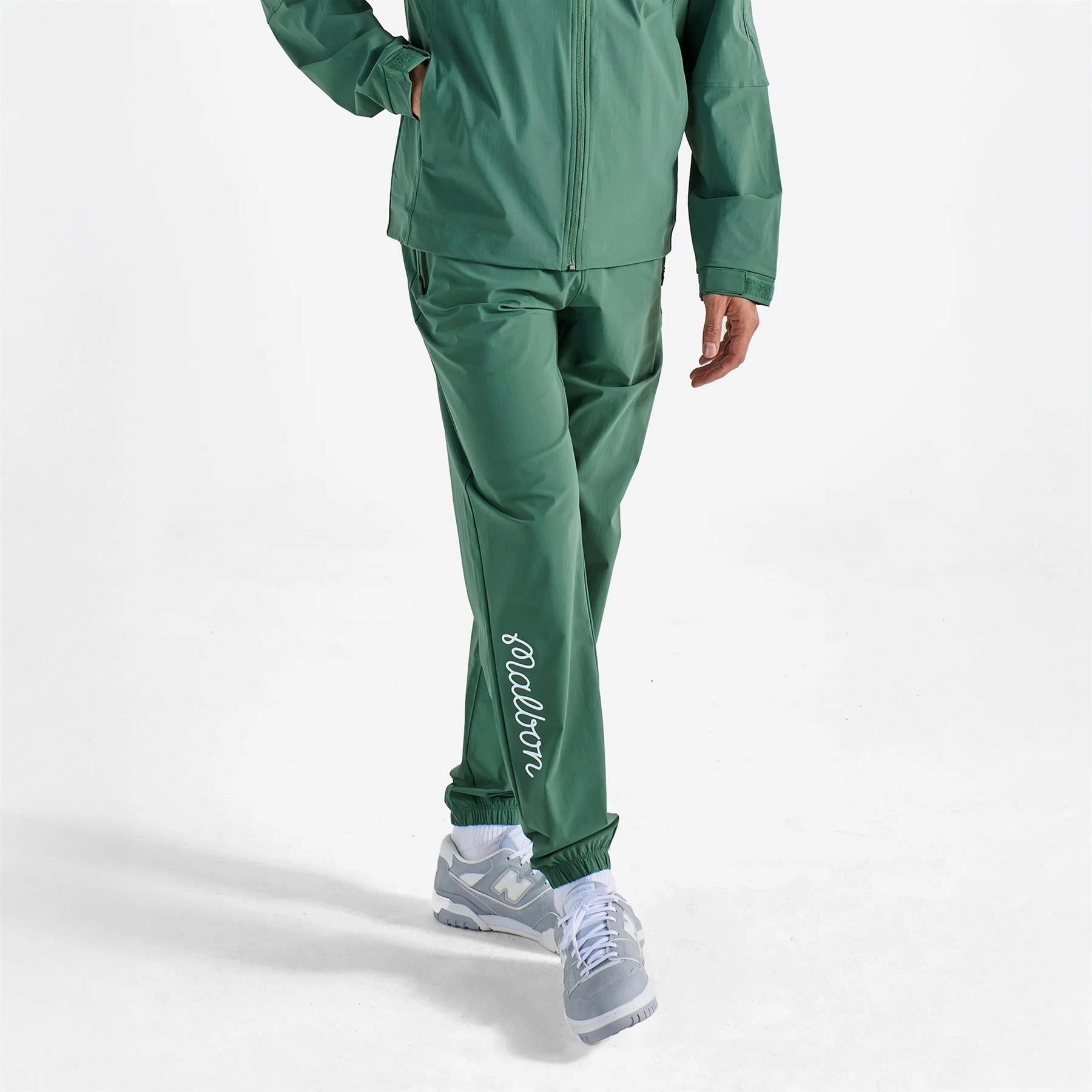 Performance Nylon Tech Trousers Forest Malbon Men's Golf Lifestyle Wear