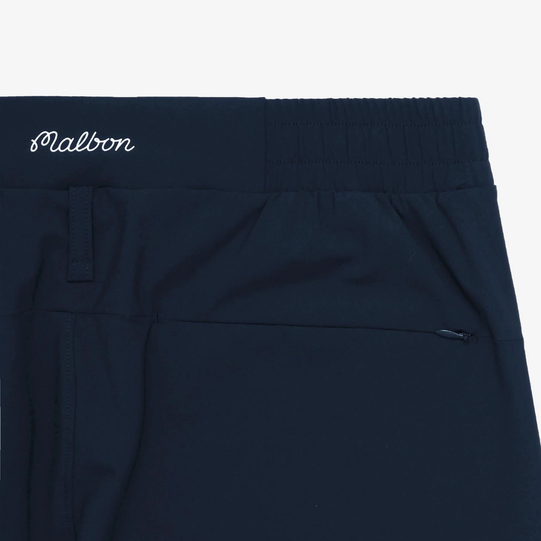 Performance Nylon Tech Trousers Navy Malbon Men's Golf Lifestyle Wear
