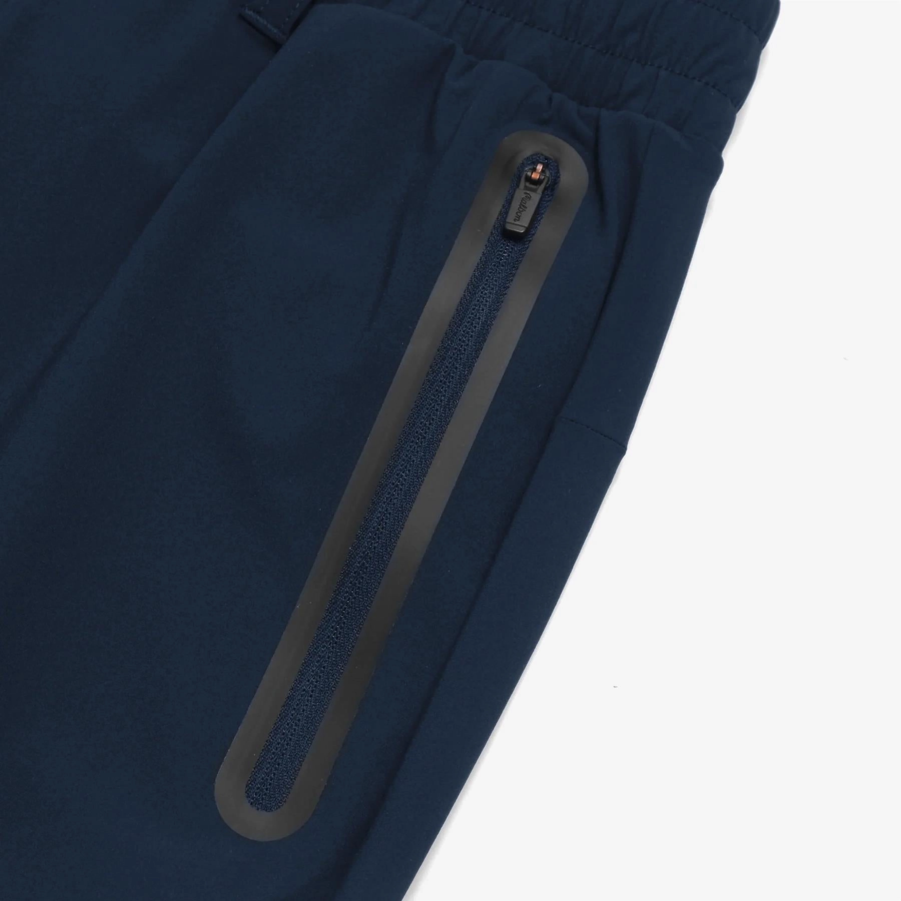 Performance Nylon Tech Trousers Navy Malbon Men's Golf Lifestyle Wear