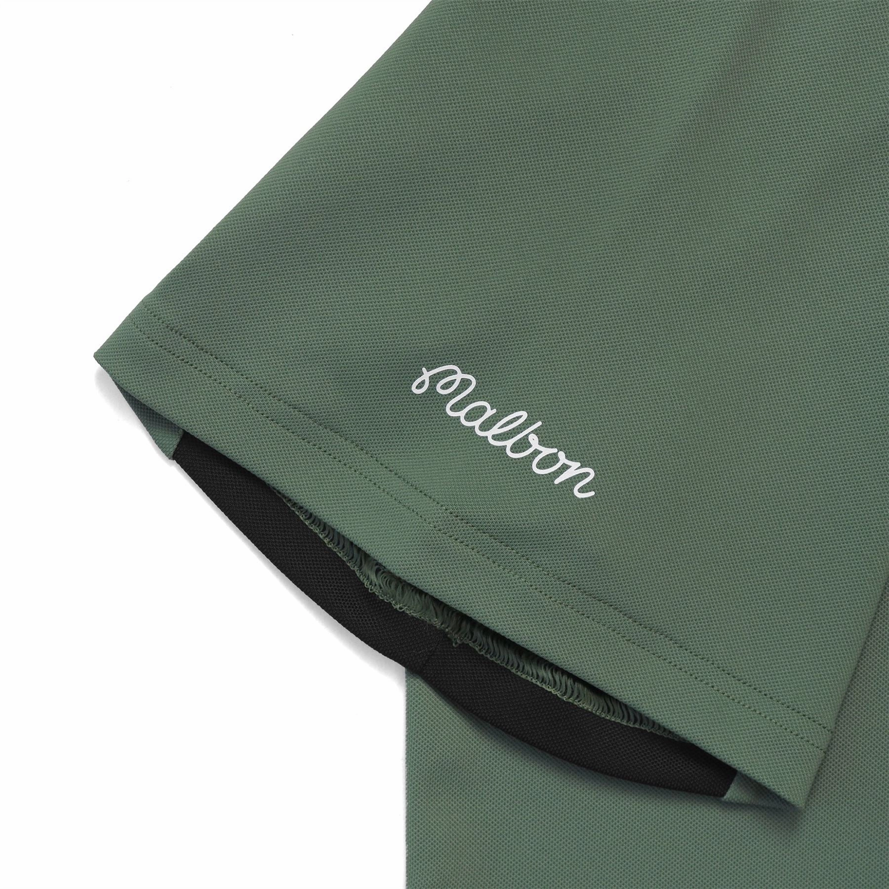 Performance Pique Polo Forest Malbon Men's Golf Lifestyle Wear