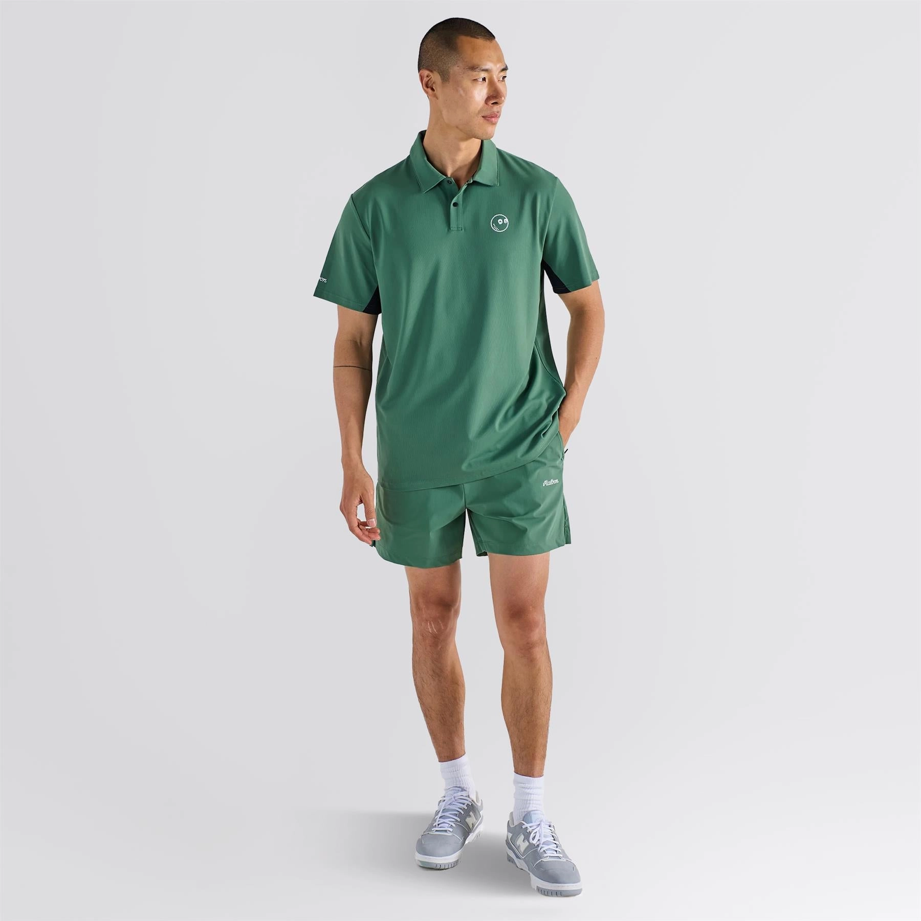 Performance Poly Tech Shorts Forest Malbon Men's Golf Lifestyle Wear